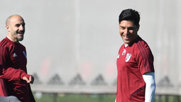 Enzo Pérez estará como titular en River ante Banfield.