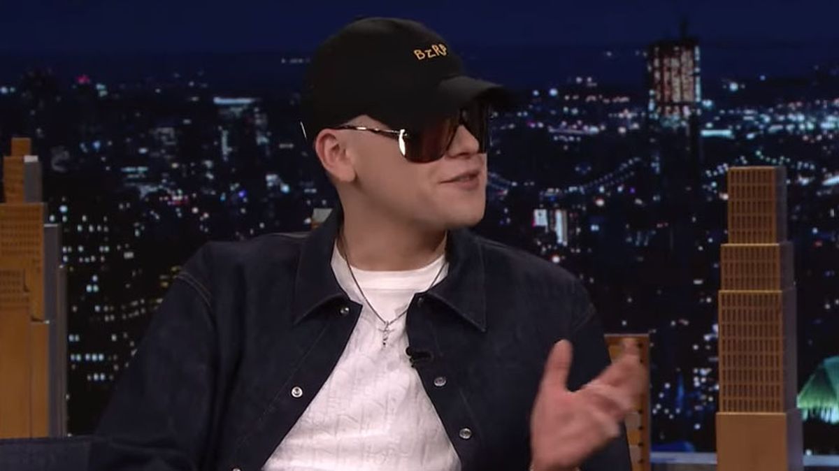 Bizarrap en El Show de Jimmy Fallon.
