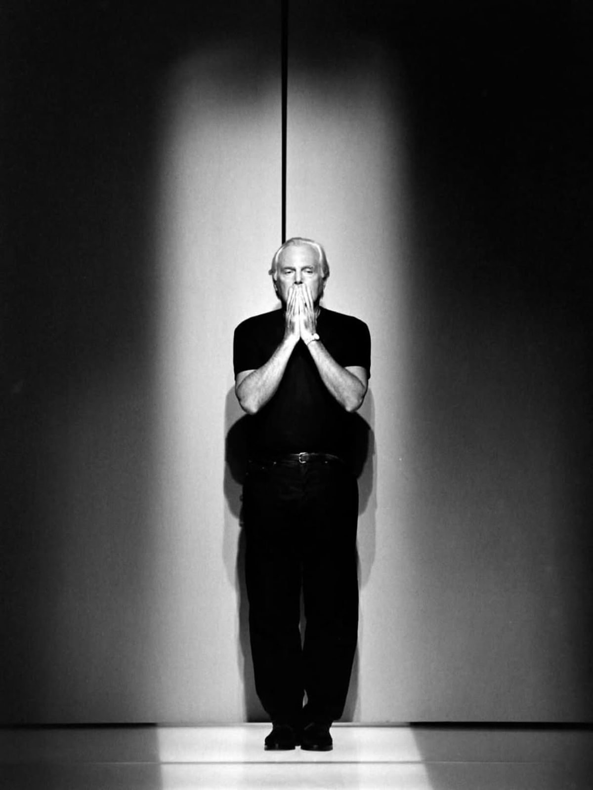 La imagen que publicaron en el comunicado oficial de despedida a Giorgio Armani. Imagen: Instagram. La imagen que publicaron en el comunicado oficial de despedida a Giorgio Armani. Imagen: Instagram.