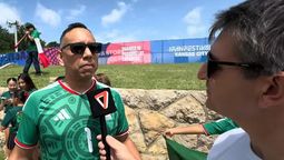 Los mexicanos siguieron a su selección desde Kansas City.