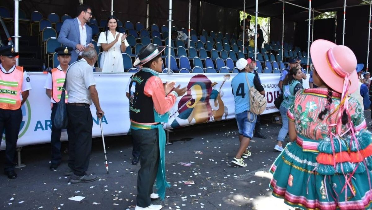 Flor Destéfanis en una foto que luego circuló