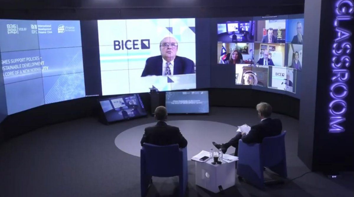 El titular del BICE participó del encuentro internacional junto a otros referentes de bancos de desarrollo.