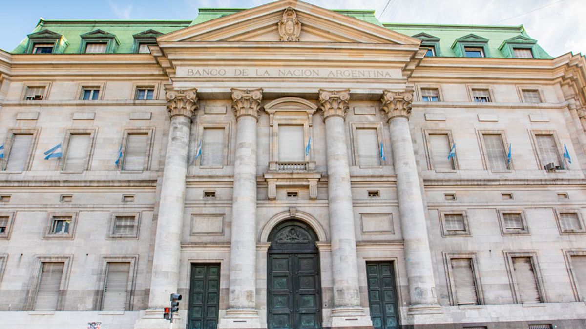 La sede central del Banco de la Nación Argentina. La sede central del Banco de la Nación Argentina.