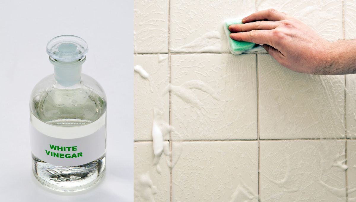 Cómo usar vinagre en los azulejos del baño. Cómo usar vinagre en los azulejos del baño.