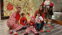 La familia Messi y su habitual saludo navideño