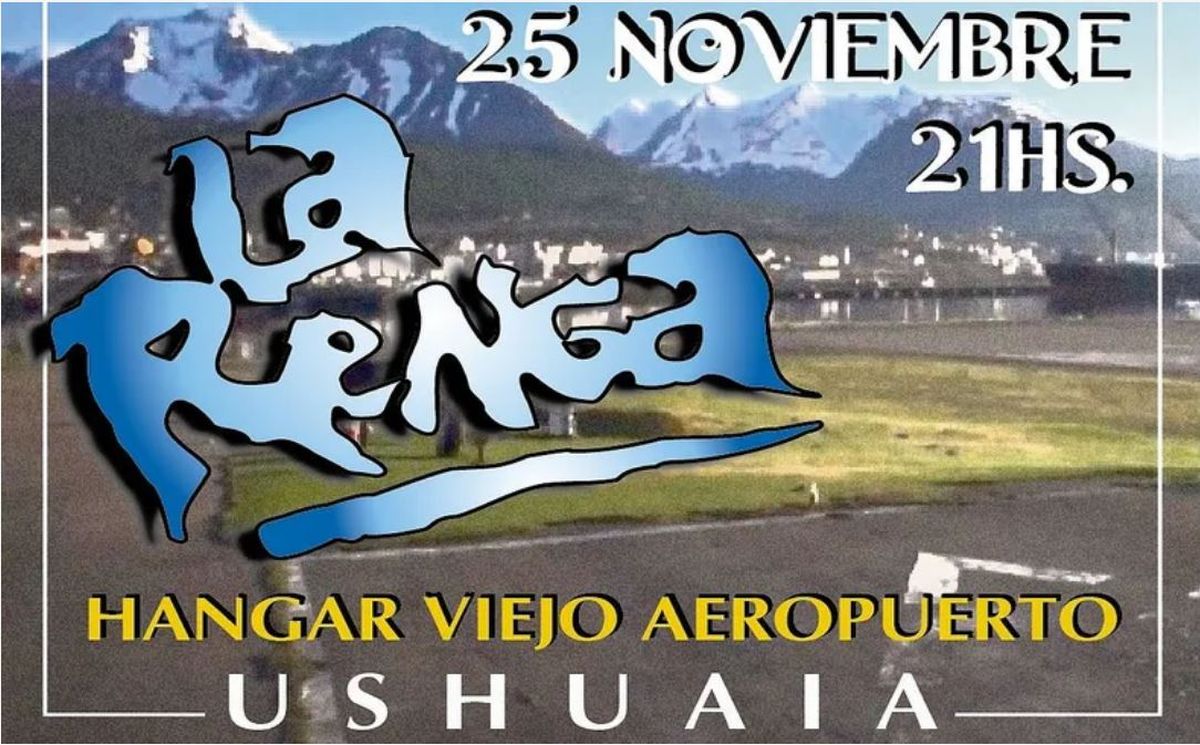 Bien al sur. La Renga tocará en el lugar más austral de Argentina.