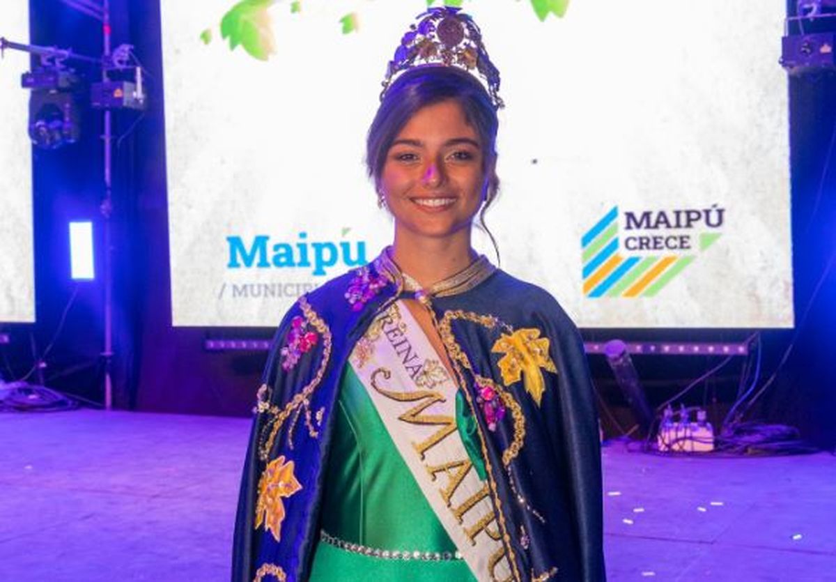 Trinidad Guidarellim nueva Reina de la Vendimia de Maipú.
