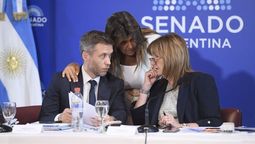 Patricia Bullrich se reúne con aliados para sacar del Senado la ley de propiedad privada.
