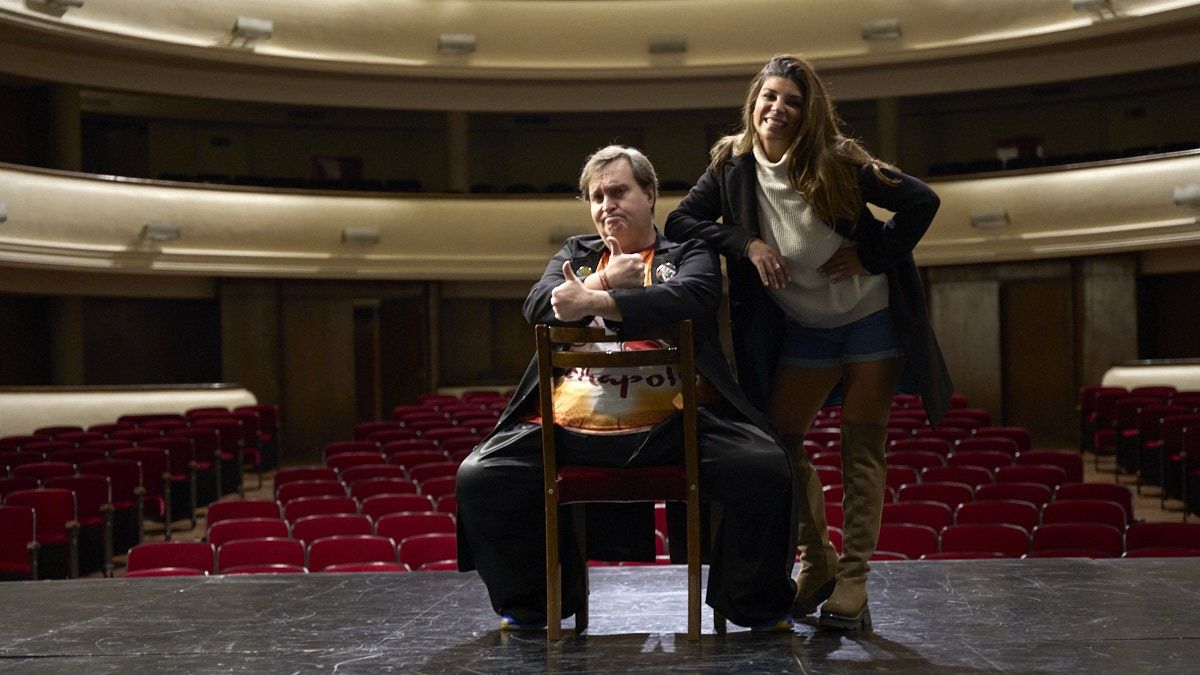 Con Ornella Ferrara el año pasado hicieron una obra de teatro en el Independencia. Con Ornella Ferrara el año pasado hicieron una obra de teatro en el Independencia.