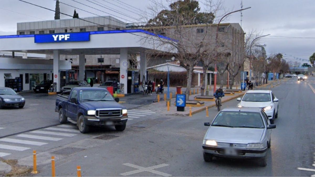 El lugar donde intentó escapar el alcoholizado. Fuente: Google Street View.