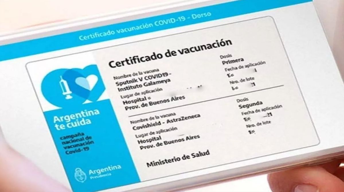 Certificado sanitario en la Argentina (Foto: Archivo)
