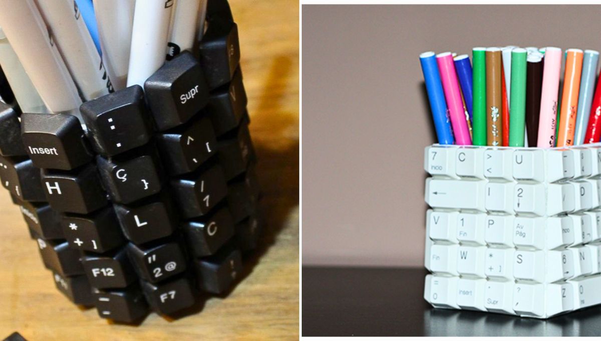 Gracias a esta idea podrás tener un portalápices muy original. Gracias a esta idea podrás tener un portalápices muy original.