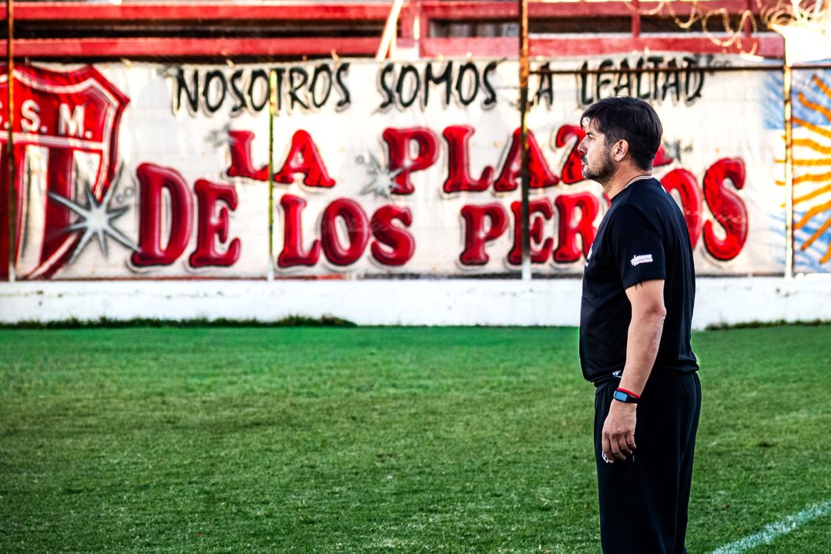 Alejandro Abaurre rescató la actitud del equipo en el empate ante Juventud Unida, en San Luis.
