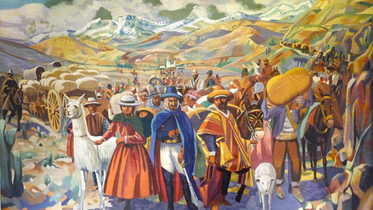 El Éxodo jujeño fue fundamental para vencer a los realistas en el norte del país.