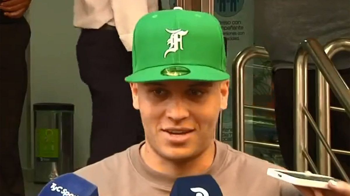 Juanfer Quintero está tranquilo por el duro momento que atraviesa.