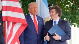 Donald Trump junto a Javier Milei. Donald Trump junto a Javier Milei.