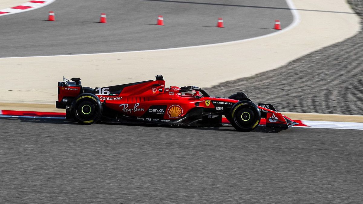 Charles Leclerc fue el que mejor tiempo registró en la tercera y última jornada de test de la F1.