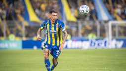 Ángel Di María fue el capitán de Rosario Central en su estreno en Copa Libertadores.