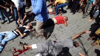 Tras el ataque a una escuela, Israel anunció 7 horas de tregua 