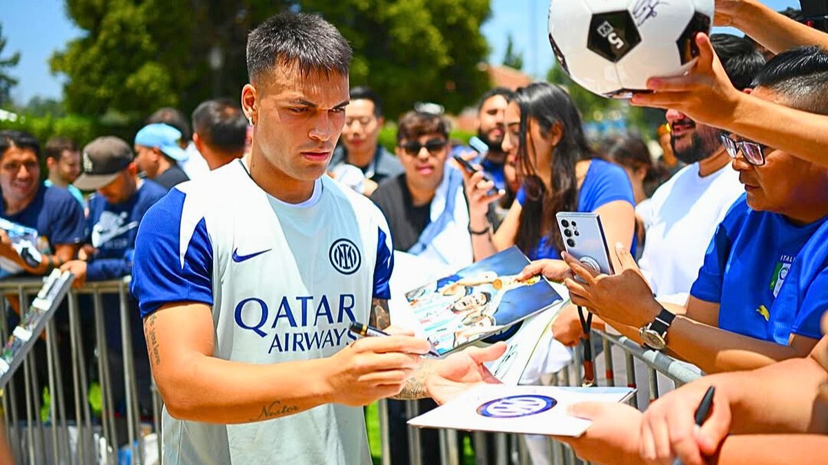 Lautaro Martínez debuta ante Monterrey.