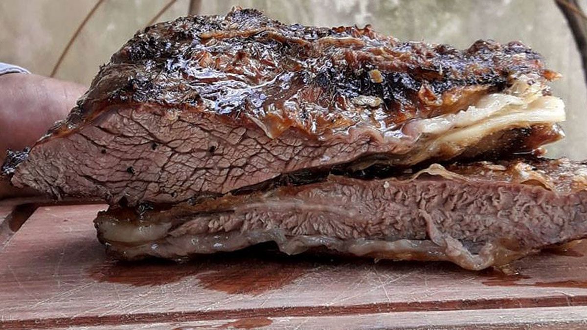 El vacío es uno de los cortes de carne para asado más consumidos en la Argentina.