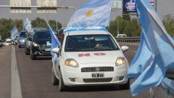 Caravanazo del SUTE. Hubo dos esta semana.