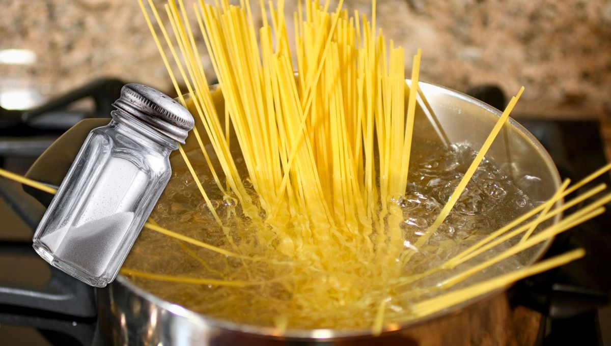¿Sirve el truco de la sal en el agua de los fideos?