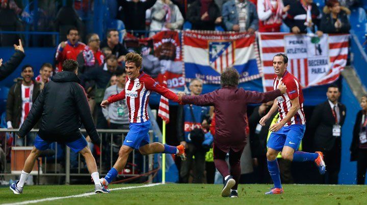 Simeone está feliz: el Atlético Madrid clasificó a los octavos de final