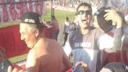 El presidente del club vio el partido con la barra brava: Lo hice porque lo sentí