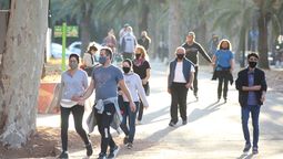 El Covid en Mendoza se transita al aire libre y con los cuidados sanitarios de rigor.