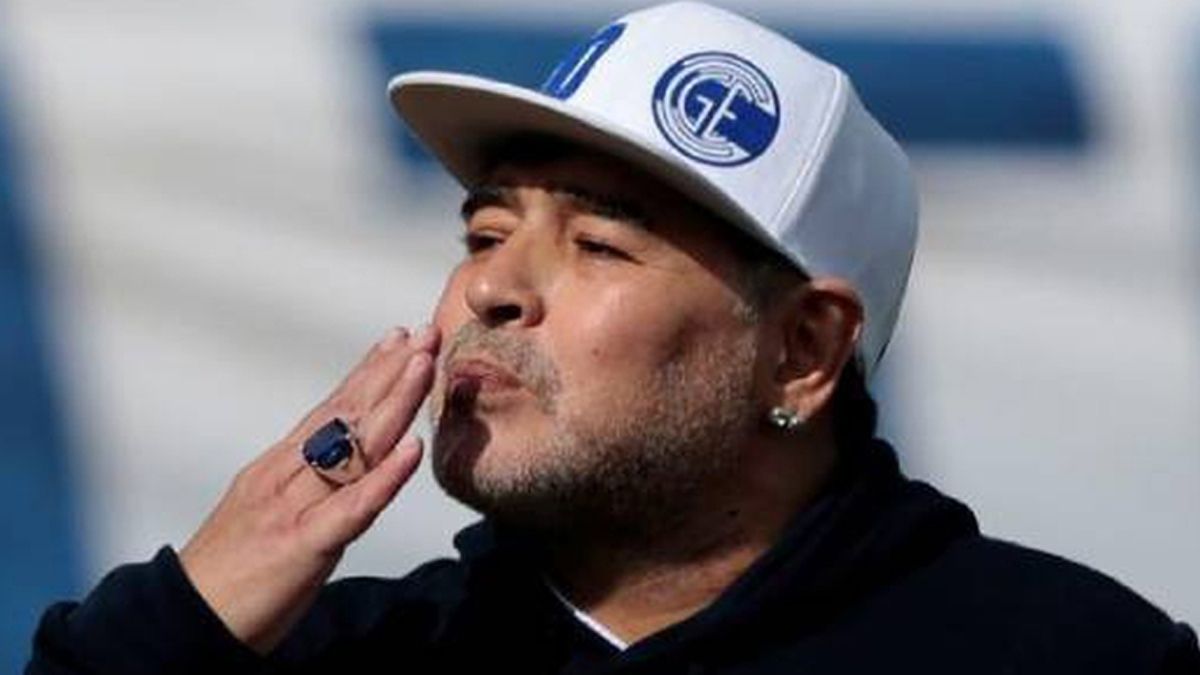 Diego Maradona murió en noviembre siendo el DT de Gimnasia La Plata.
