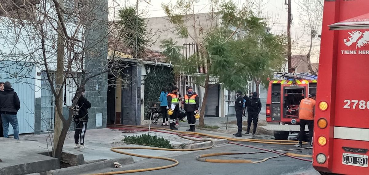 Incendio en Dorrego: una familia perdió todo en el siniestro