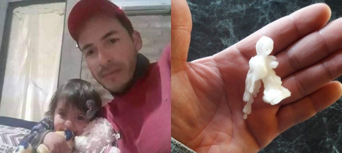 Milagro. Rezaba por su hija y se formó una imagen.