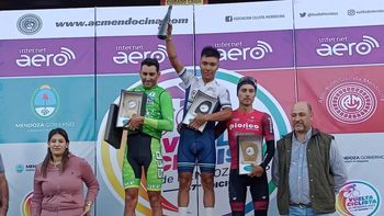 Jean Rodríguez brilló en Las Leñas y se quedó con la primera etapa de la Vuelta de Mendoza 2023