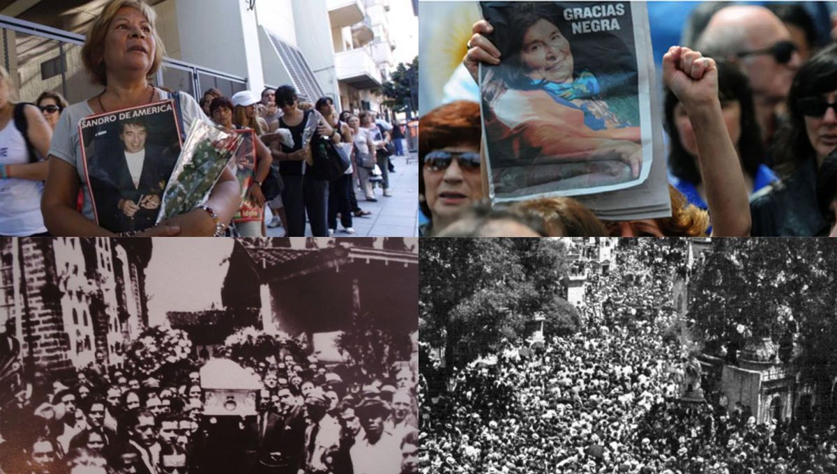 En la historia argentina hay grandes velorios multitudinarios. En la historia argentina hay grandes velorios multitudinarios.