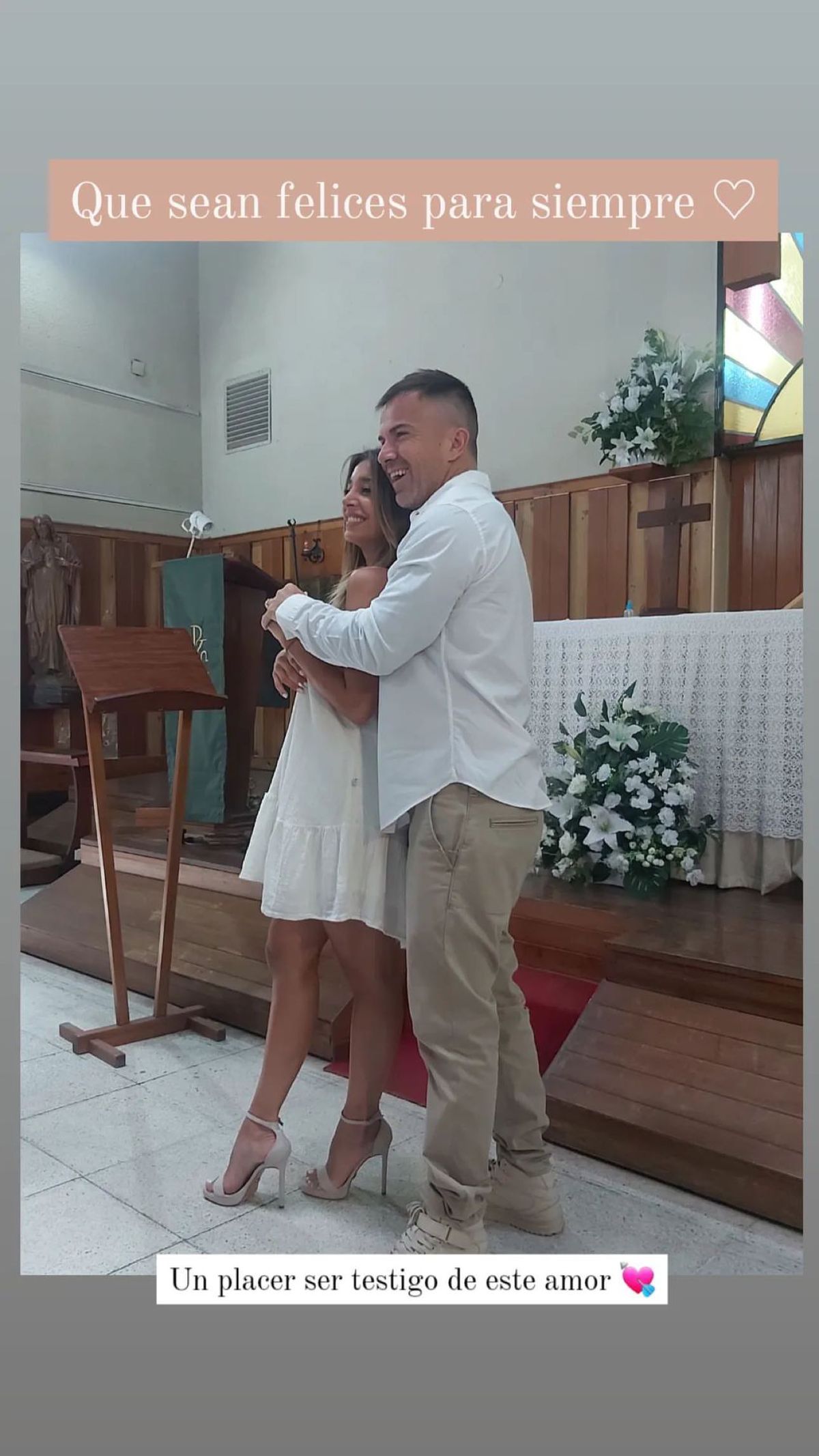 Sol Pérez se casó por Iglesia y causó impacto con su vestidito al ras. Sol Pérez se casó por Iglesia y causó impacto con su vestidito al ras.