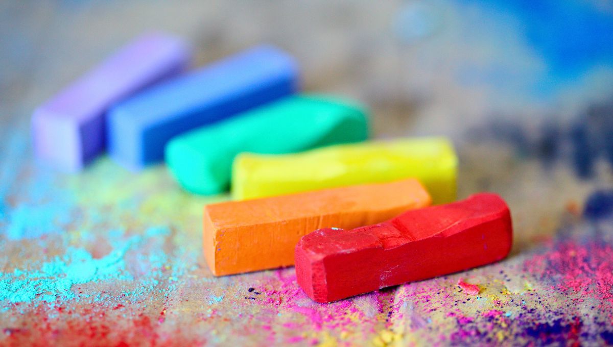 Tizas de colores. Tizas de colores. 