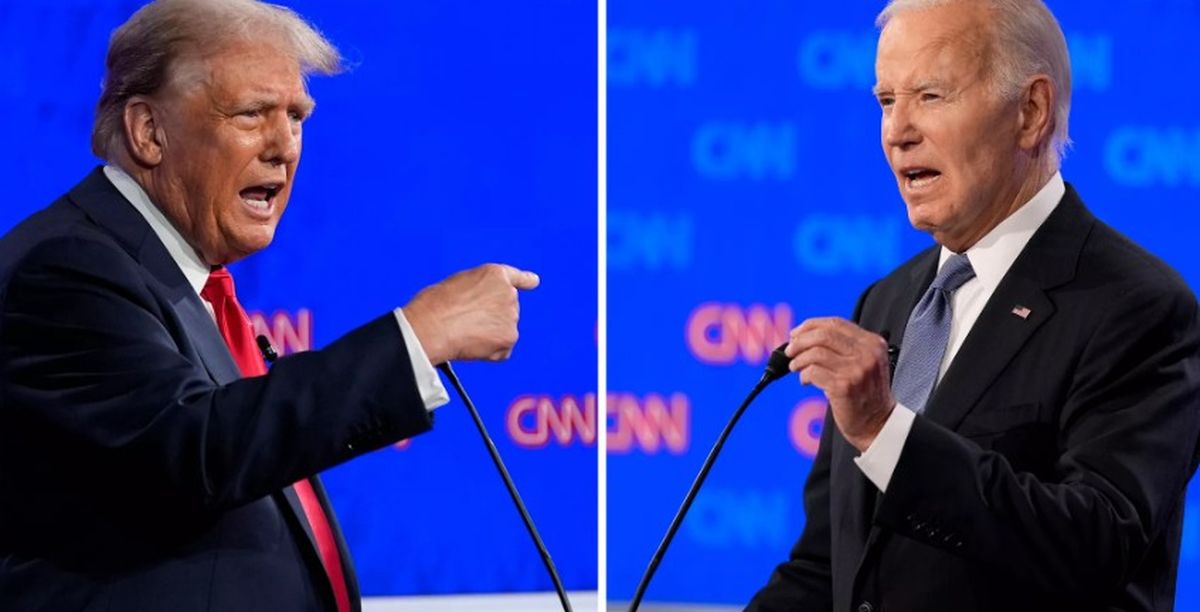 El mandatario Donald Trump y el ex presidente Joe Biden. El mandatario Donald Trump y el ex presidente Joe Biden.