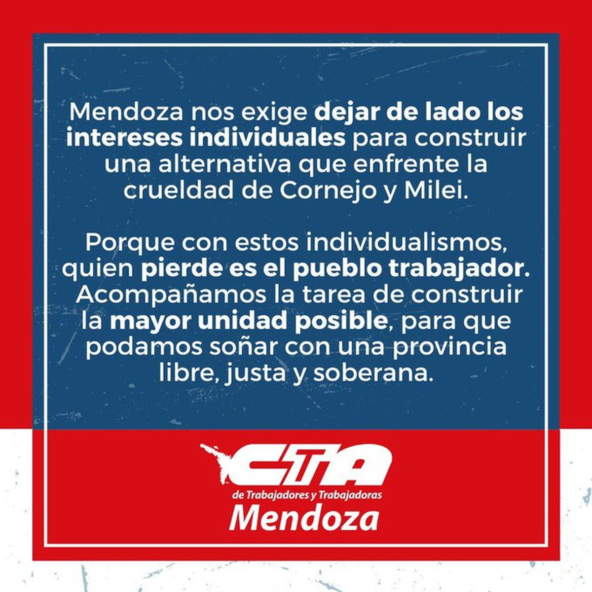 Comunicado de la CTA. Comunicado de la CTA.