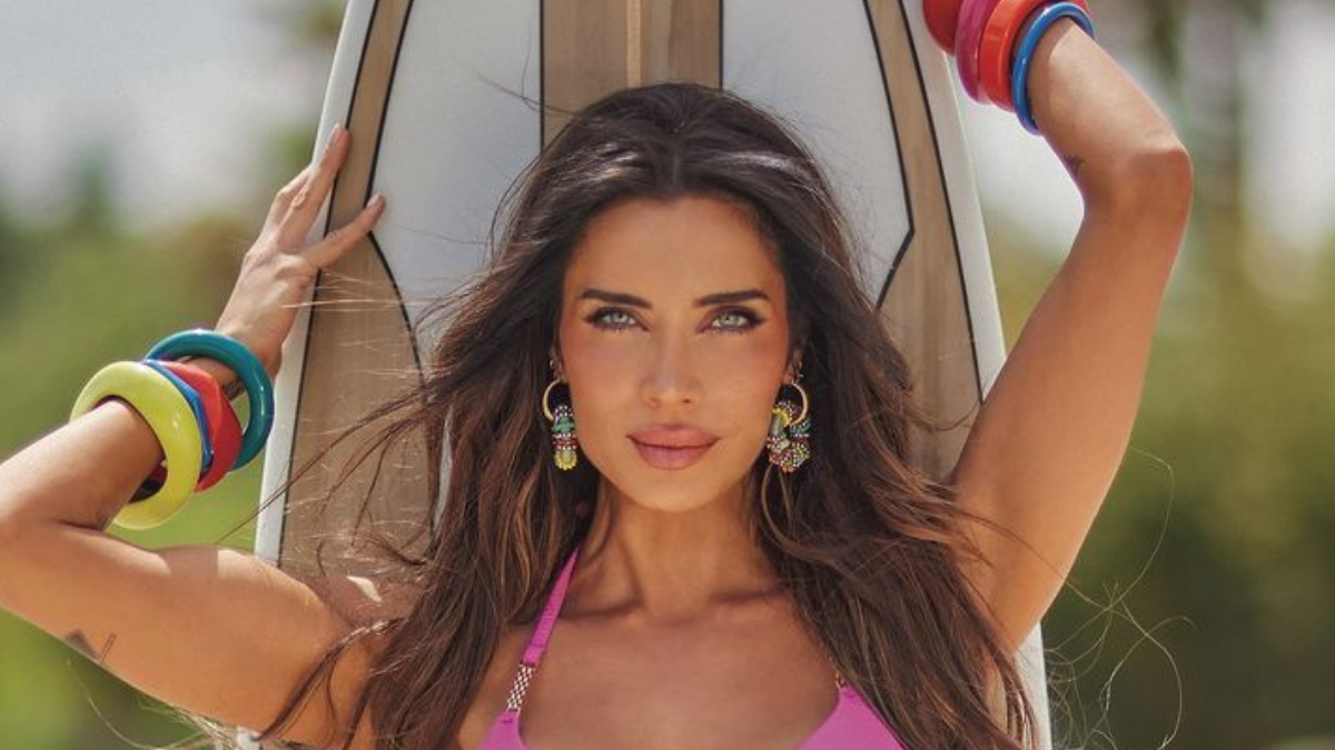 Pilar Rubio mostró la nueva tendencia de combinar distintos bikinis.