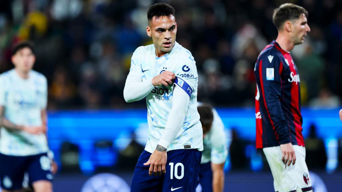 El Inter de Lautaro Martínez se quedó sin final de Supercoppa Italiana tras perder con Bologna