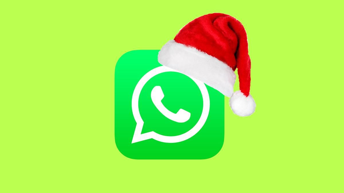 Tecnología. WhatsApp: cómo ponerle gorro navideño al logo.