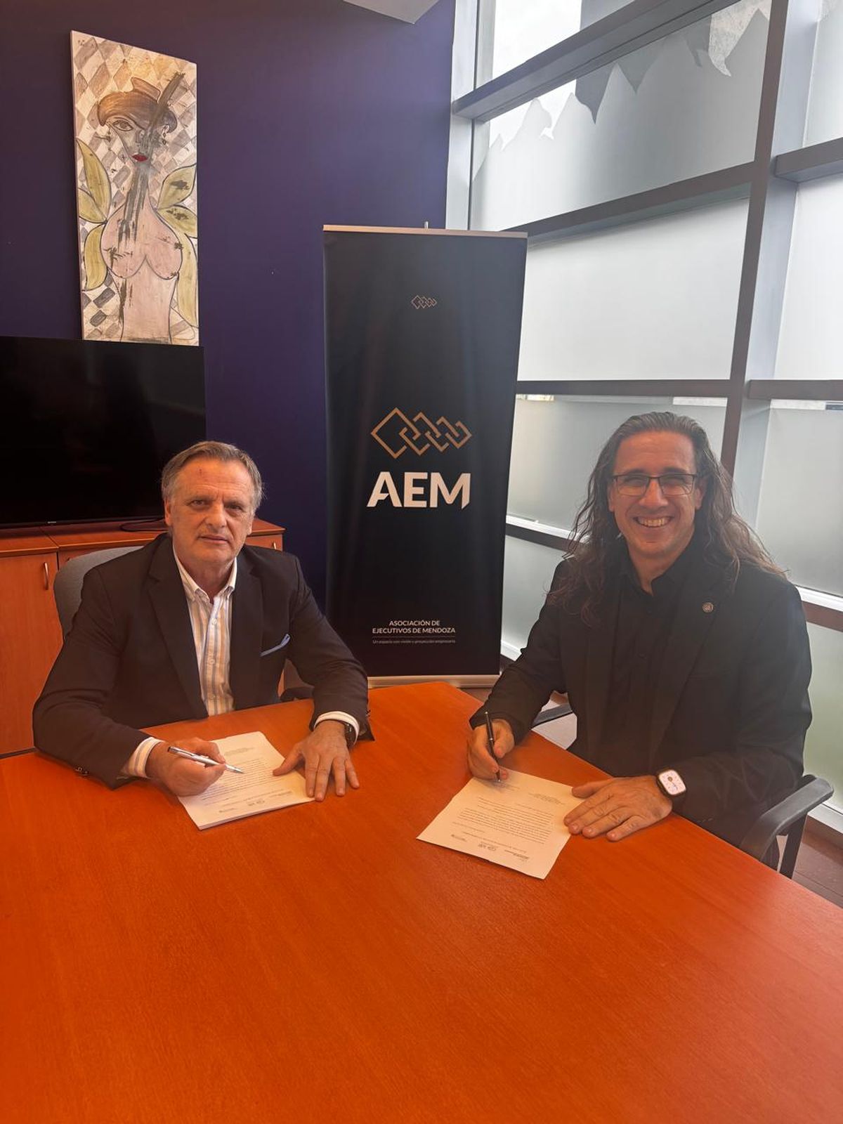 AEM acordó con la UBA capacitar a ejecutivos de Mendoza en ciberseguridad y herramientas digitales