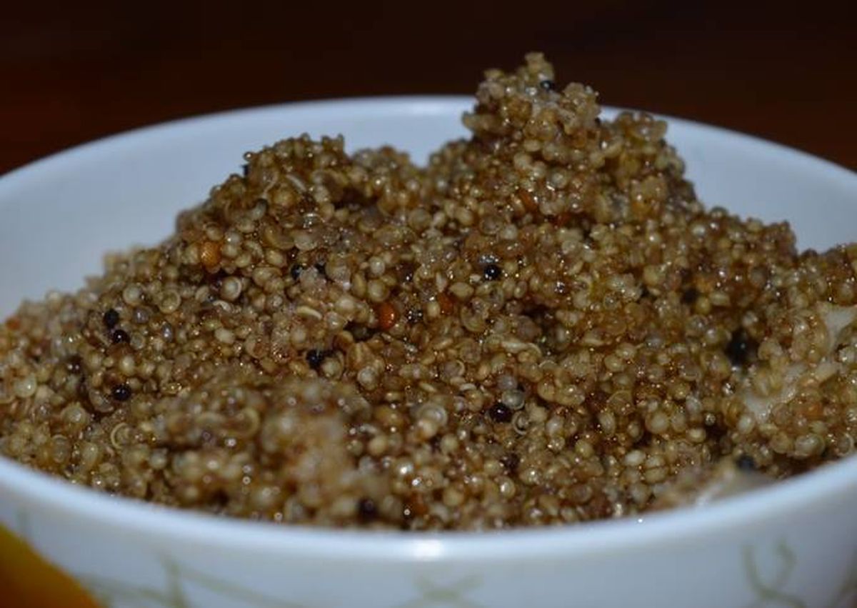 Una vez cocido, el amaranto es similar a la quinoa. Una vez cocido, el amaranto es similar a la quinoa.