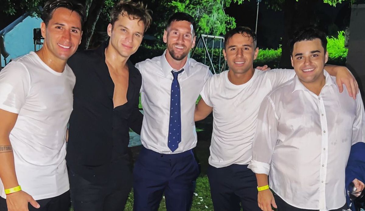 Messi y Los Totora en Rosario