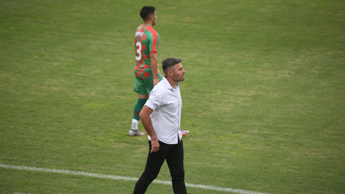 Diego Pozo, el entrenador de Gimnasia y Esgrima. Foto: Fernando Martínez/Diario UNO