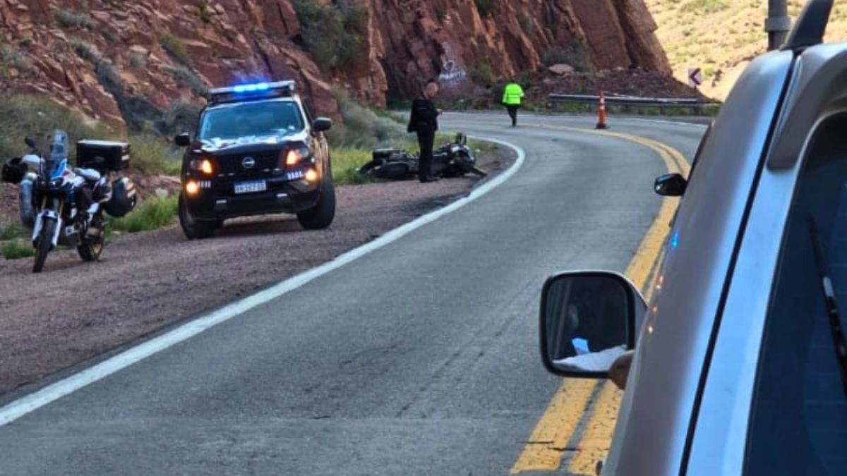 Bypass de Gendarmería Nacional en la zona del túnel 9, donde este sábado se produjo un accidente entre una moto y un camión. Bypass de Gendarmería Nacional en la zona del túnel 9, donde este sábado se produjo un accidente entre una moto y un camión.