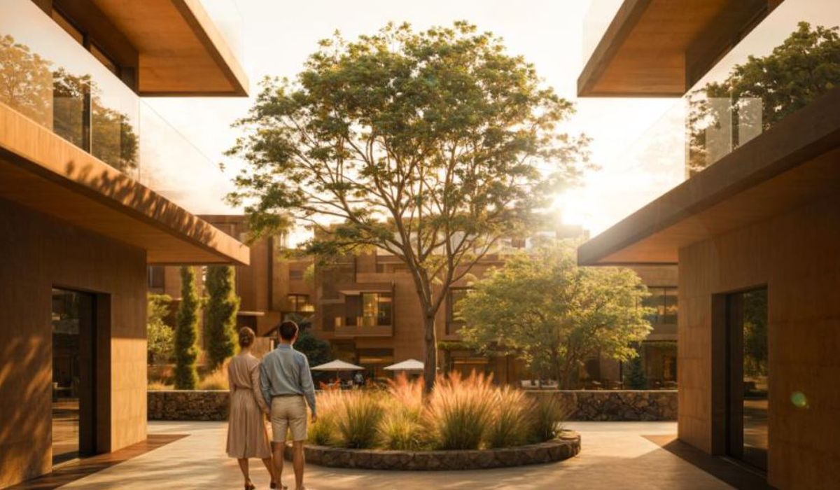 Parte del complejo que la estadounidense Marriott construir&aacute; en Mendoza.
