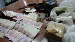 Tres detenidos con drogas y más de 40 mil pesos: hubo incidentes