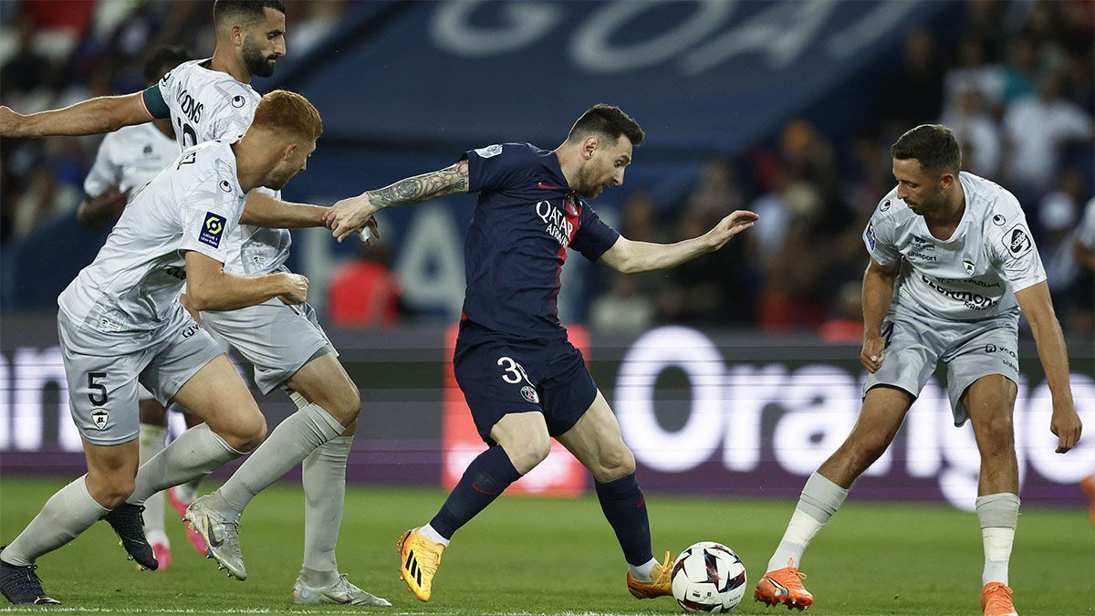 Lionel Messi no la pasó bien en su último partido en el PSG